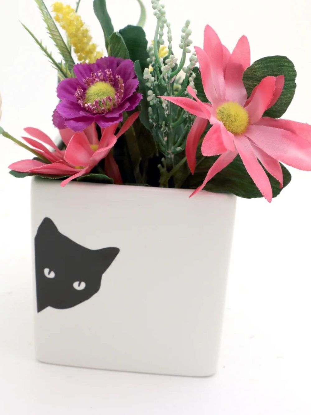 Black Cat Vase